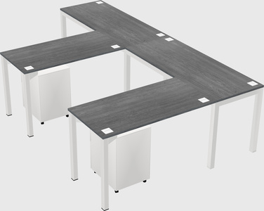 L-shaped desk
