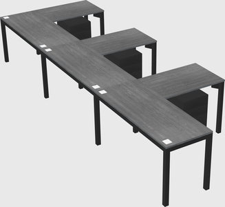 L-shaped desk