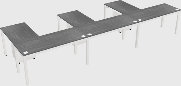 L-shaped desk