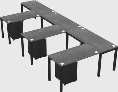 L-shaped desk