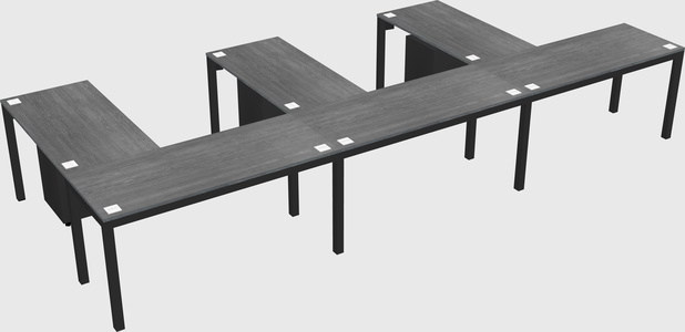 L-shaped desk
