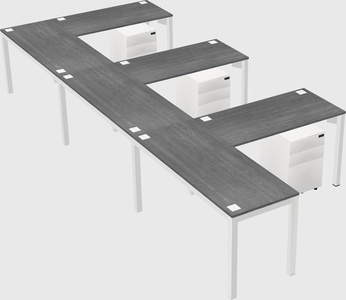 L-shaped desk