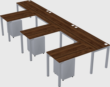 L-shaped desk