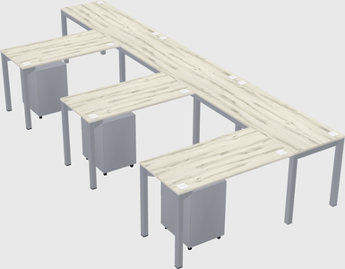 L-shaped desk