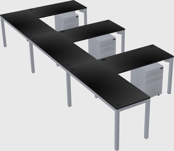 L-shaped desk