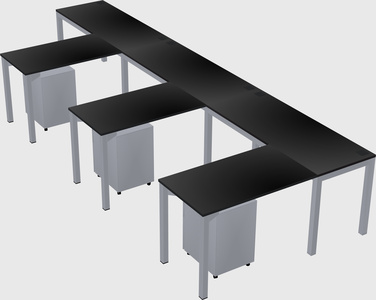 L-shaped desk