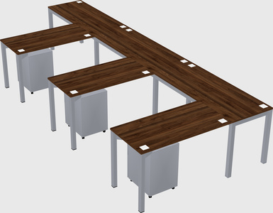 L-shaped desk