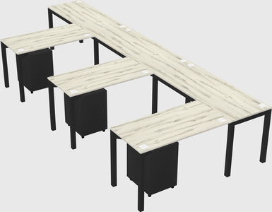 L-shaped desk