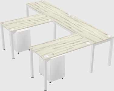 L-shaped desk