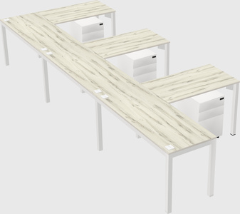 L-shaped desk