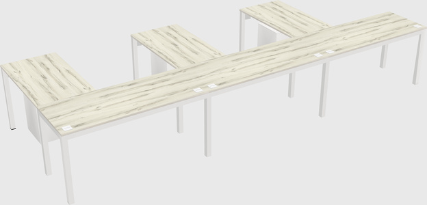 L-shaped desk