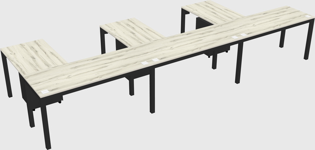 L-shaped desk