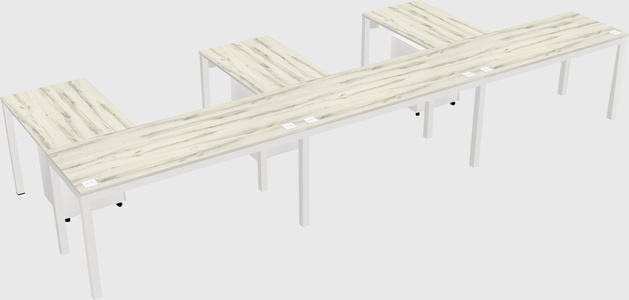 L-shaped desk