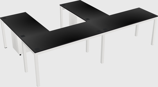 L-shaped desk