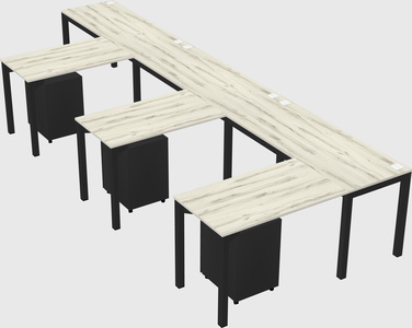 L-shaped desk