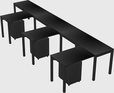 L-shaped desk