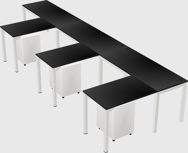 L-shaped desk