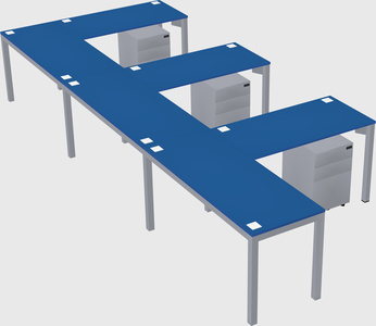 L-shaped desk