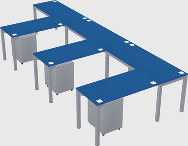 L-shaped desk