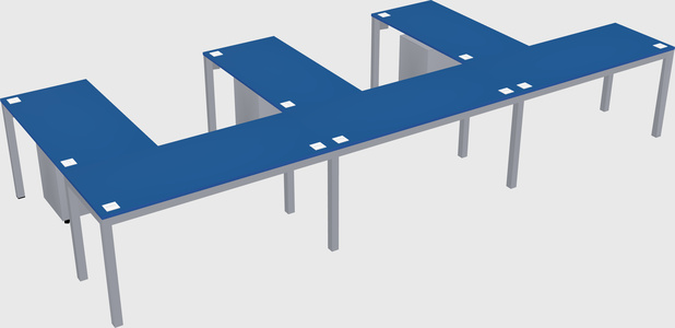 L-shaped desk