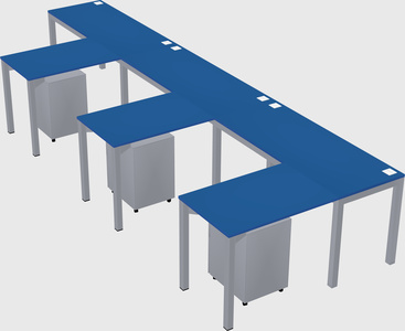 L-shaped desk