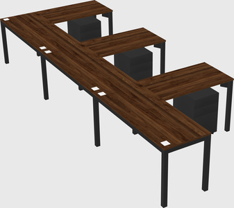 L-shaped desk
