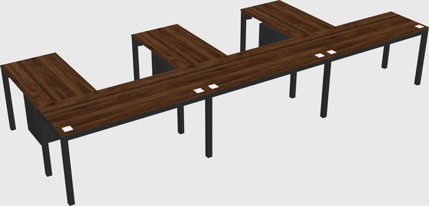 L-shaped desk