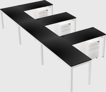 L-shaped desk