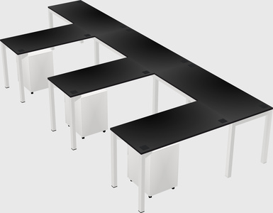 L-shaped desk