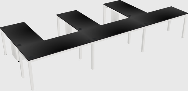L-shaped desk