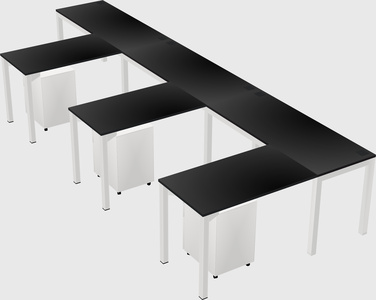L-shaped desk