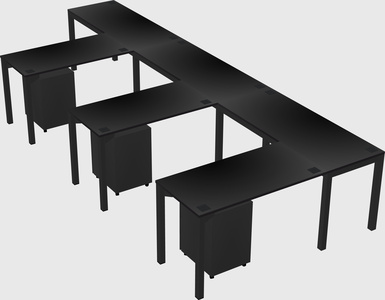 L-shaped desk