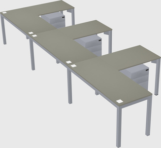 L-shaped desk