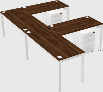 L-shaped desk