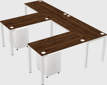L-shaped desk