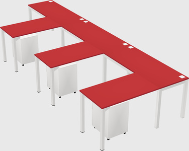 L-shaped desk