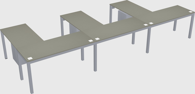 L-shaped desk