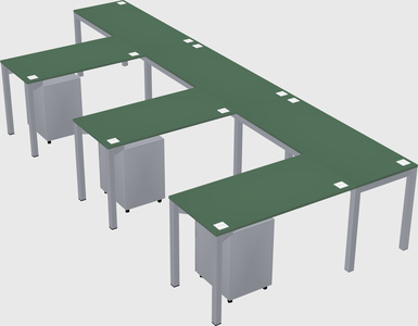 L-shaped desk