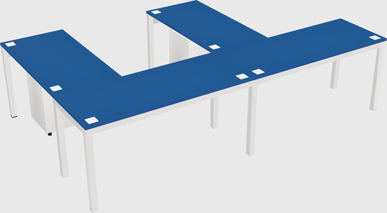 L-shaped desk