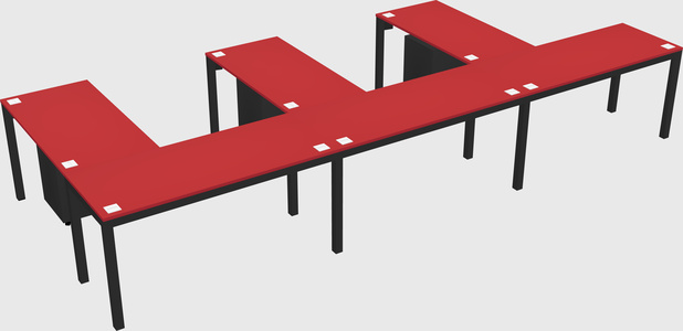 L-shaped desk