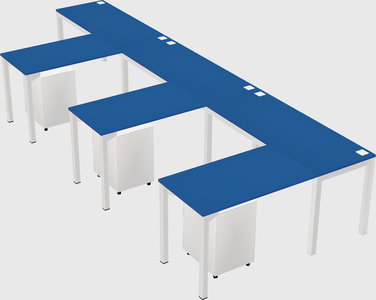 L-shaped desk