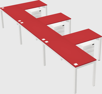 L-shaped desk
