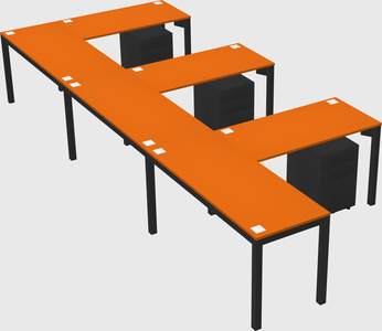 L-shaped desk