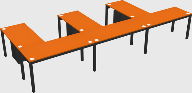 L-shaped desk