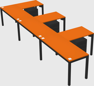 L-shaped desk