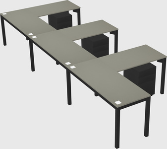 L-shaped desk
