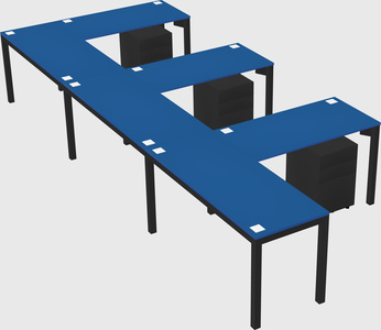 L-shaped desk