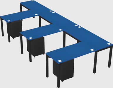 L-shaped desk
