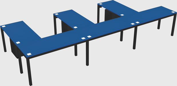 L-shaped desk