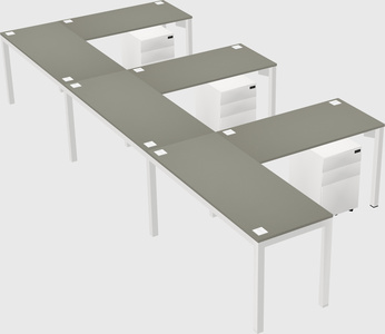 L-shaped desk